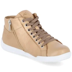 Schnürstiefeletten - Camel