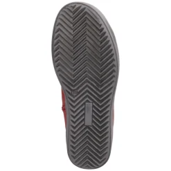 Schnürstiefeletten - chili/grau