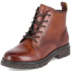 Schnürstiefeletten - Cognac