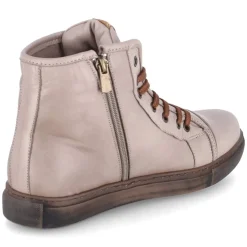 Schnürstiefeletten - dark stone/brandy