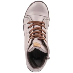 Schnürstiefeletten - dark stone/brandy