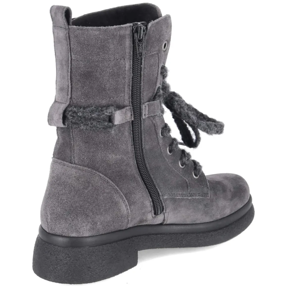 Schnürstiefeletten - DARK-GREY