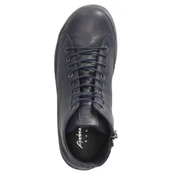 Schnürstiefeletten - d.blau