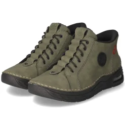 Schnürstiefeletten - grün