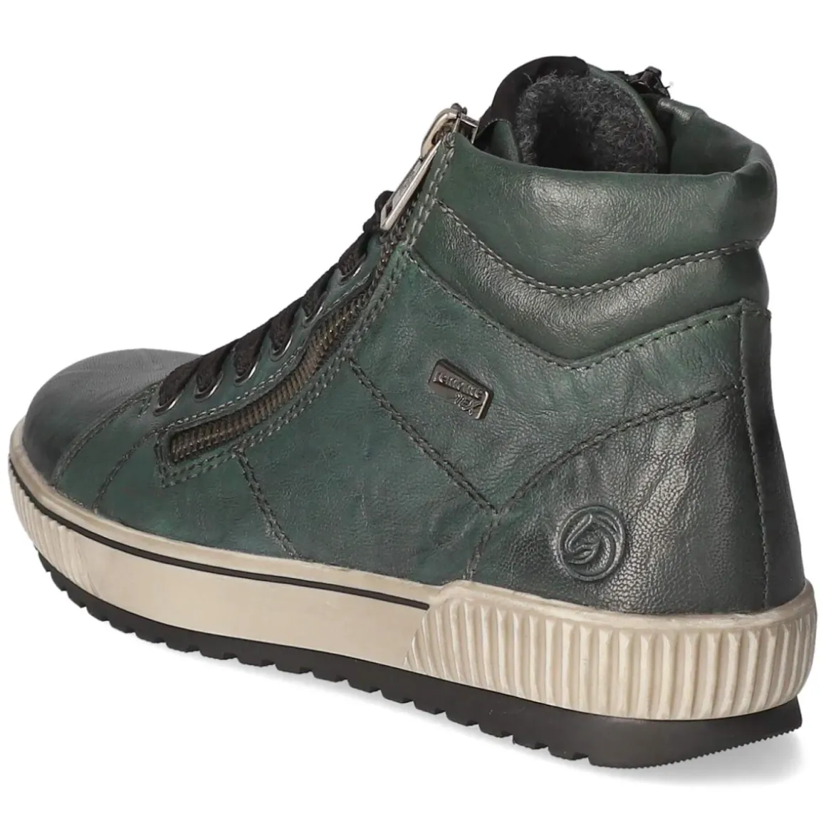 Schnürstiefeletten - grün