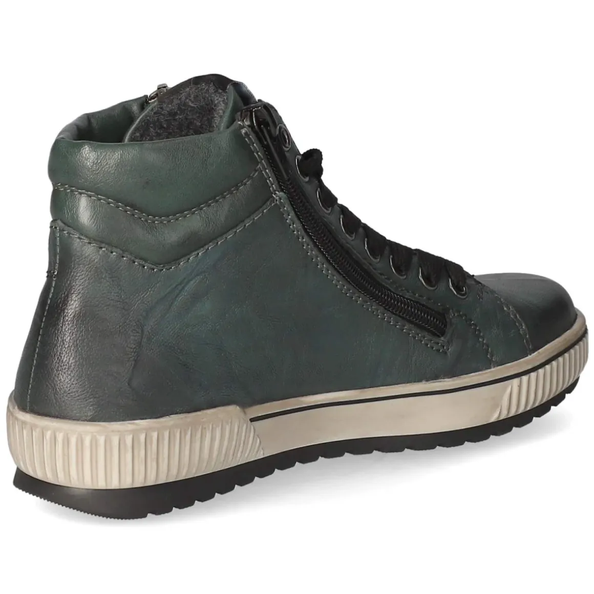 Schnürstiefeletten - grün