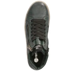 Schnürstiefeletten - grün