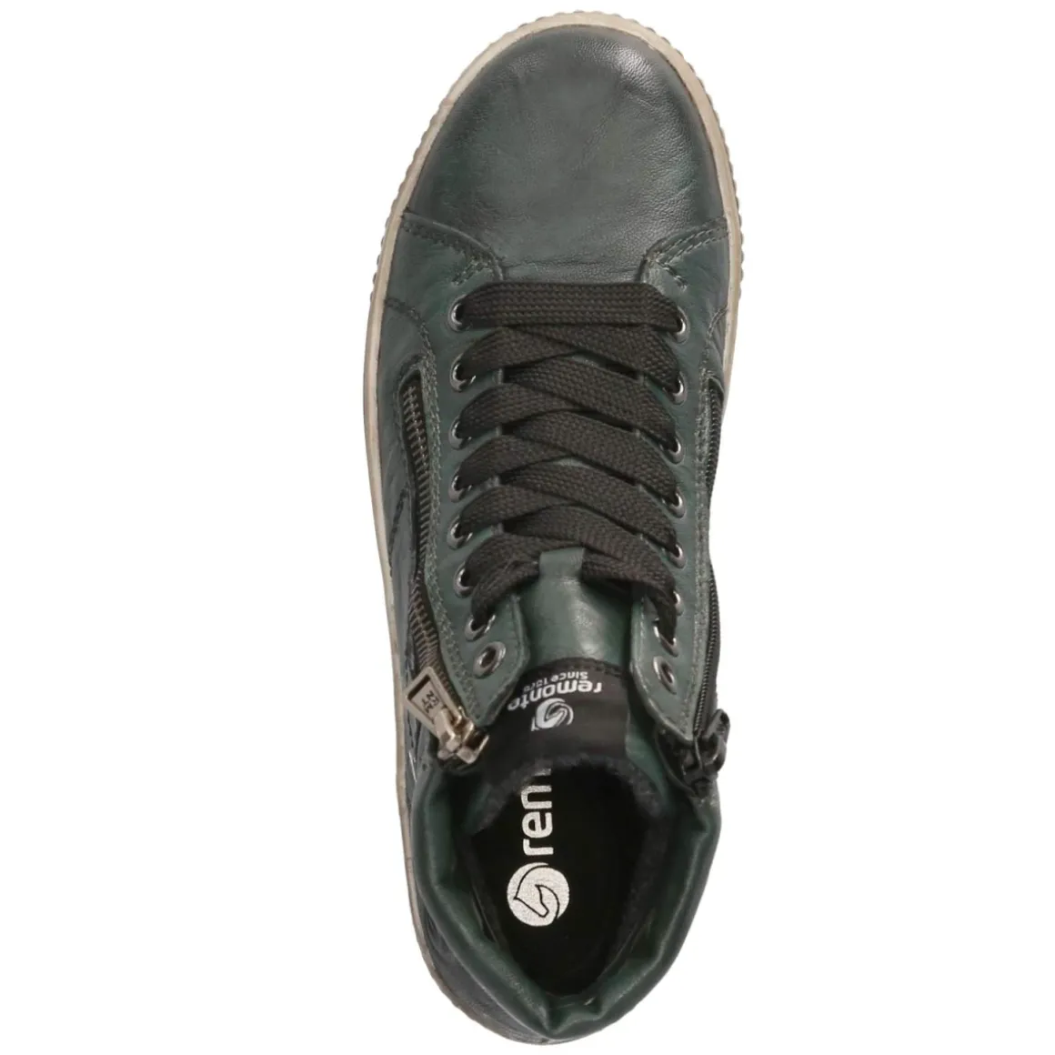 Schnürstiefeletten - grün