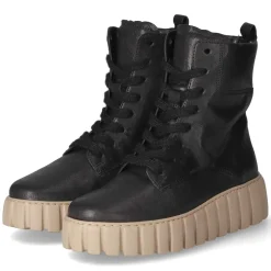 Schnürstiefeletten - schwarz (Micro)