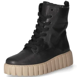 Schnürstiefeletten - schwarz (Micro)