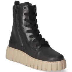 Schnürstiefeletten - schwarz (Micro)