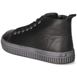 Schnürstiefeletten - schwarz/schiefer