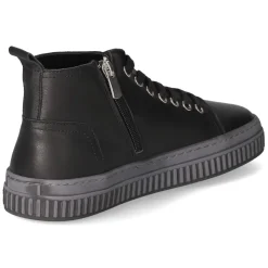 Schnürstiefeletten - schwarz/schiefer