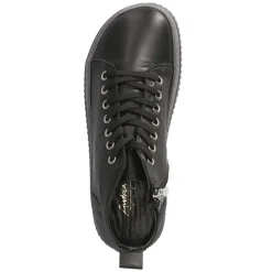 Schnürstiefeletten - schwarz/schiefer