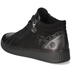 Schnürstiefeletten - schwarz