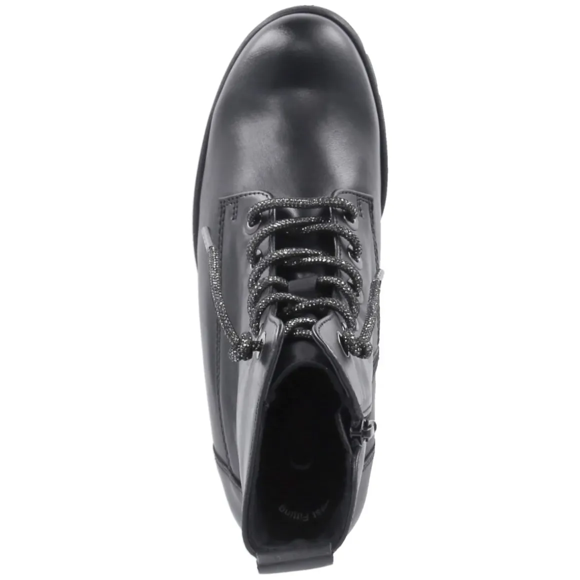 Schnürstiefeletten - schwarz(Se.Strass)