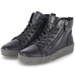 Schnürstiefeletten - schwarz (anthrazit)