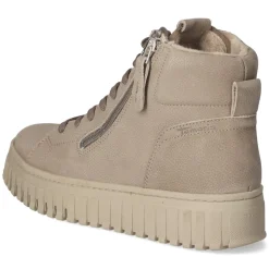 Schnürstiefeletten - Taupe