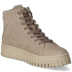 Schnürstiefeletten - Taupe