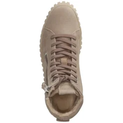 Schnürstiefeletten - Taupe