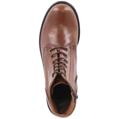 Schnürstiefeletten AZALEA - Ginger gianduia