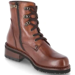 Schnürstiefeletten LYSI - Ginger gianduia