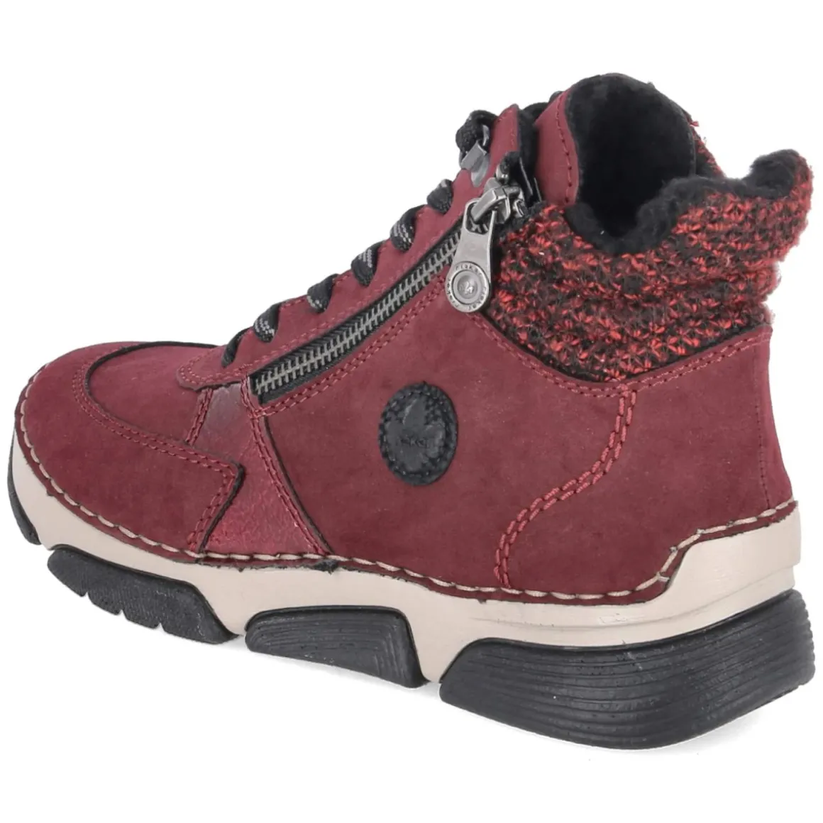 Schnürtsiefel - rot