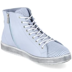 Schnüstiefeletten - pastellblau