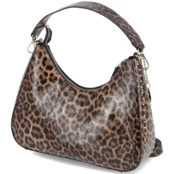 Schultertasche - black/cognac