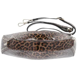 Schultertasche - black/cognac