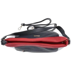 Schultertasche - Marine / mix