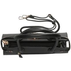 Schultertasche - schwarz/braun