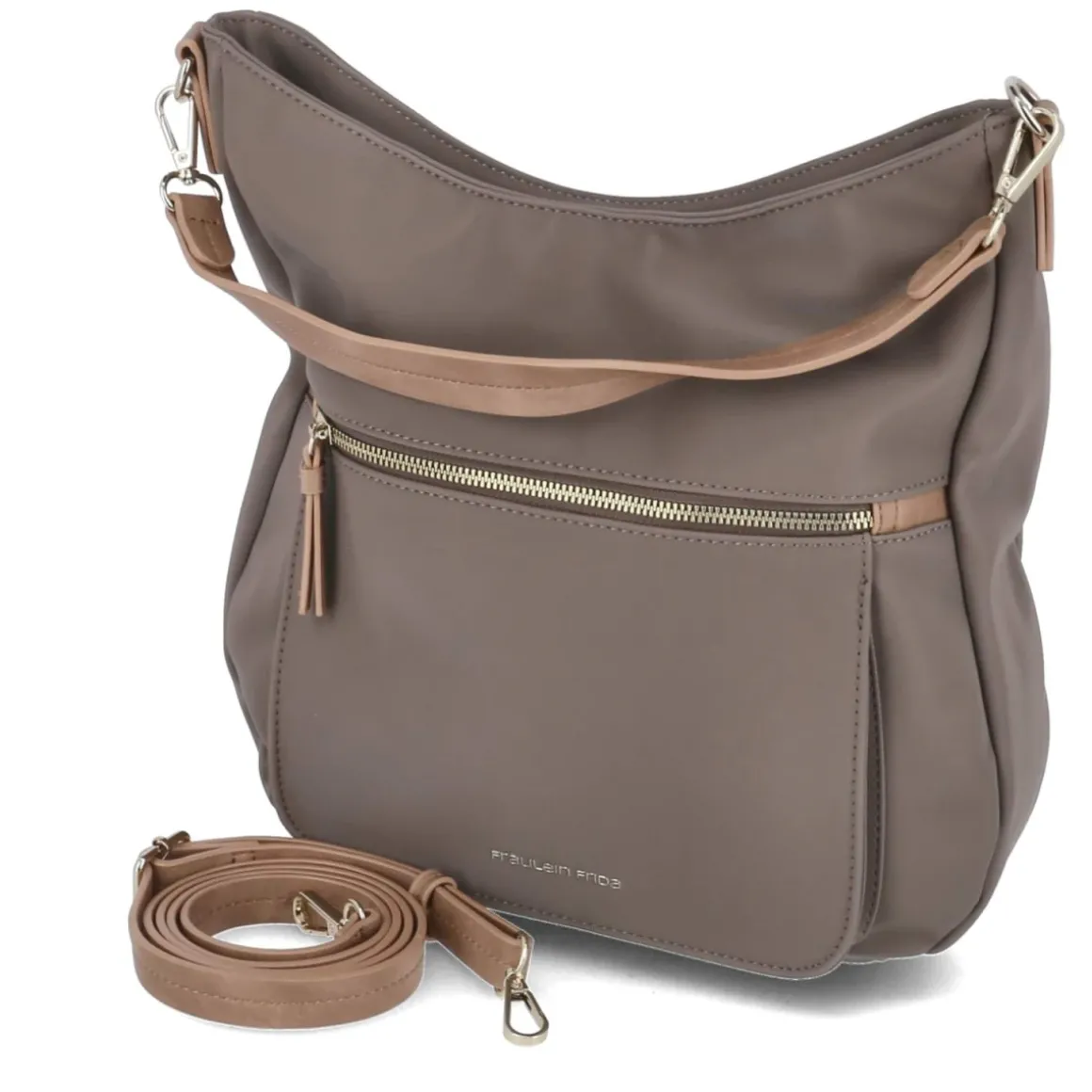 Schultertasche - Taupe