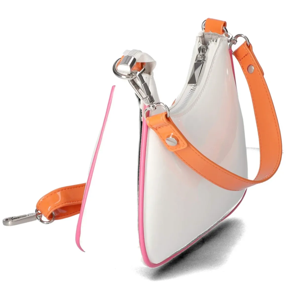 Schultertasche - white-kombi