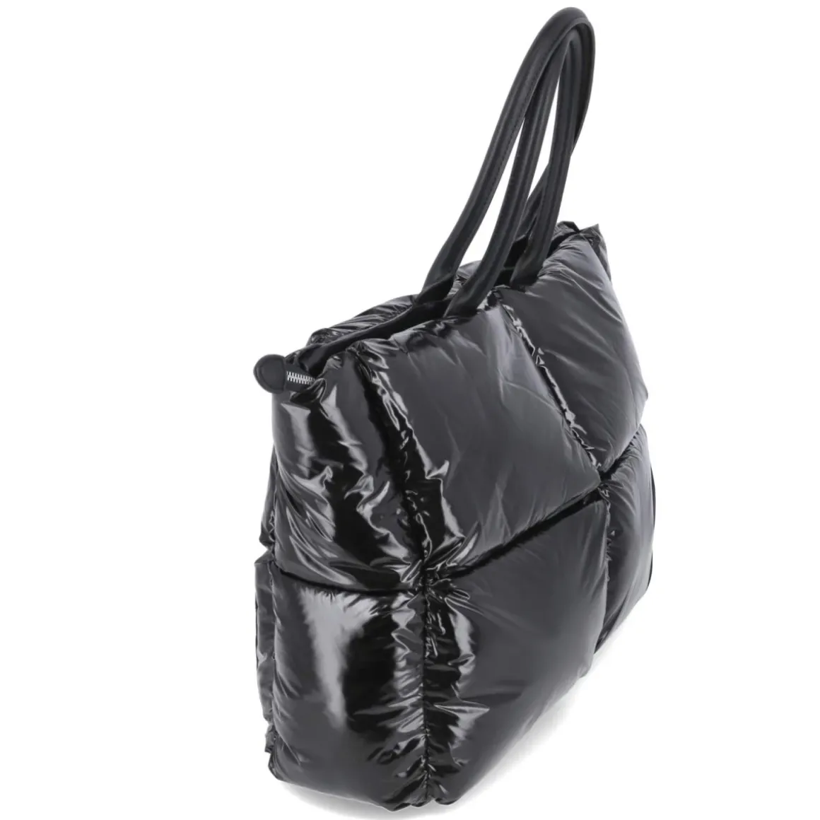 Shopper VARSITY MAY - black