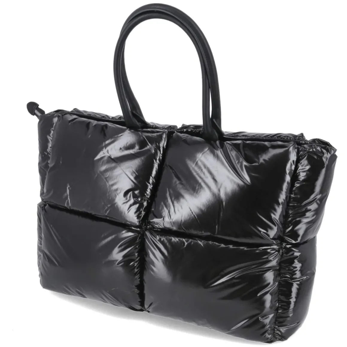 Shopper VARSITY MAY - black