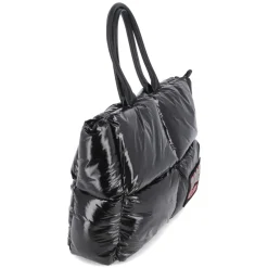 Shopper VARSITY MAY - black