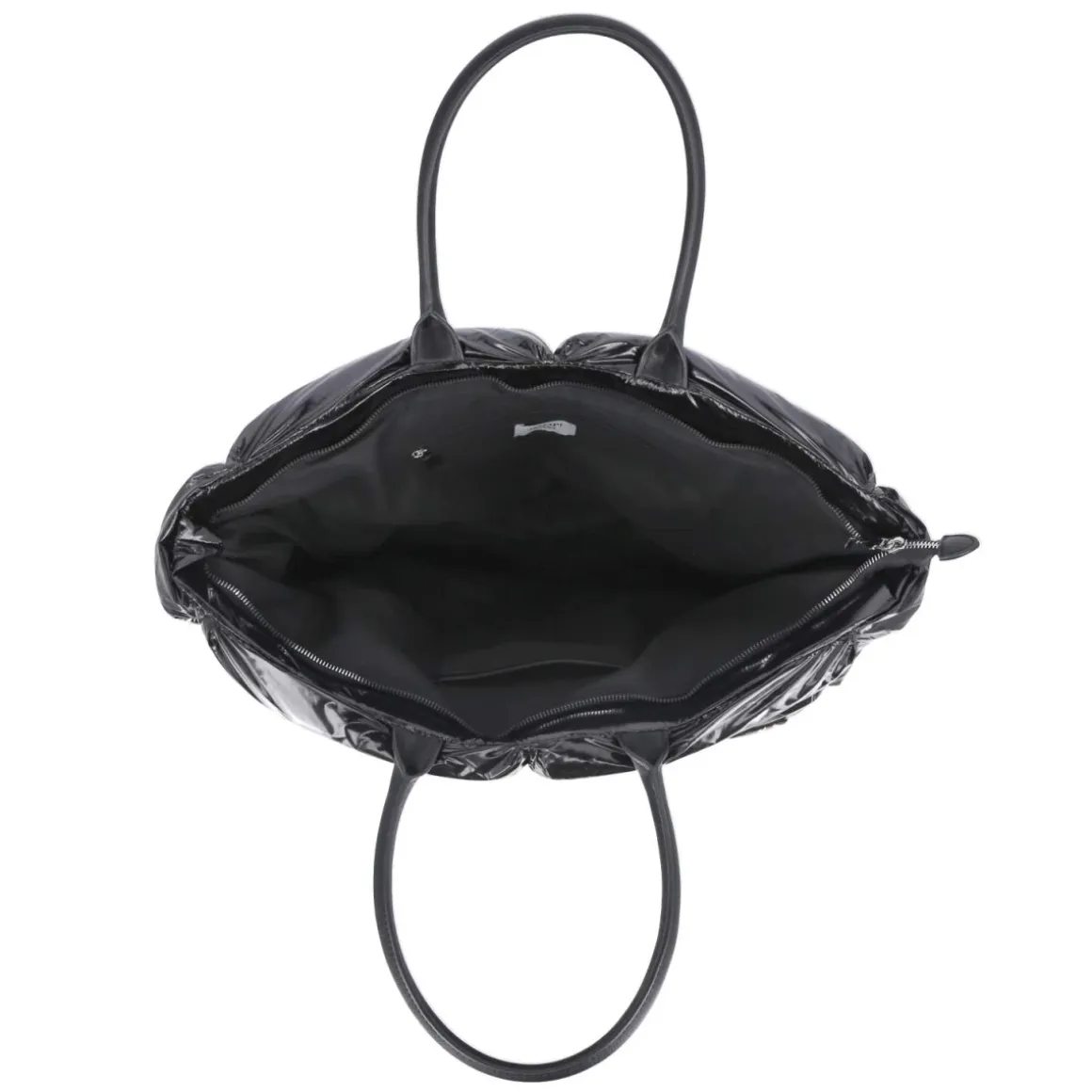 Shopper VARSITY MAY - black