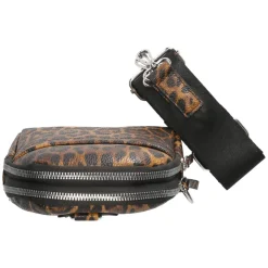 Shoulder Bag - black/cognac