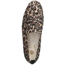 Slipper - beige leopard