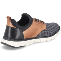 Slipper - dark grey / cognac