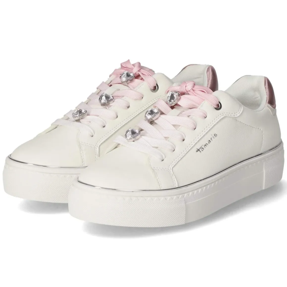 Sneaker Low - WHITE/PINK