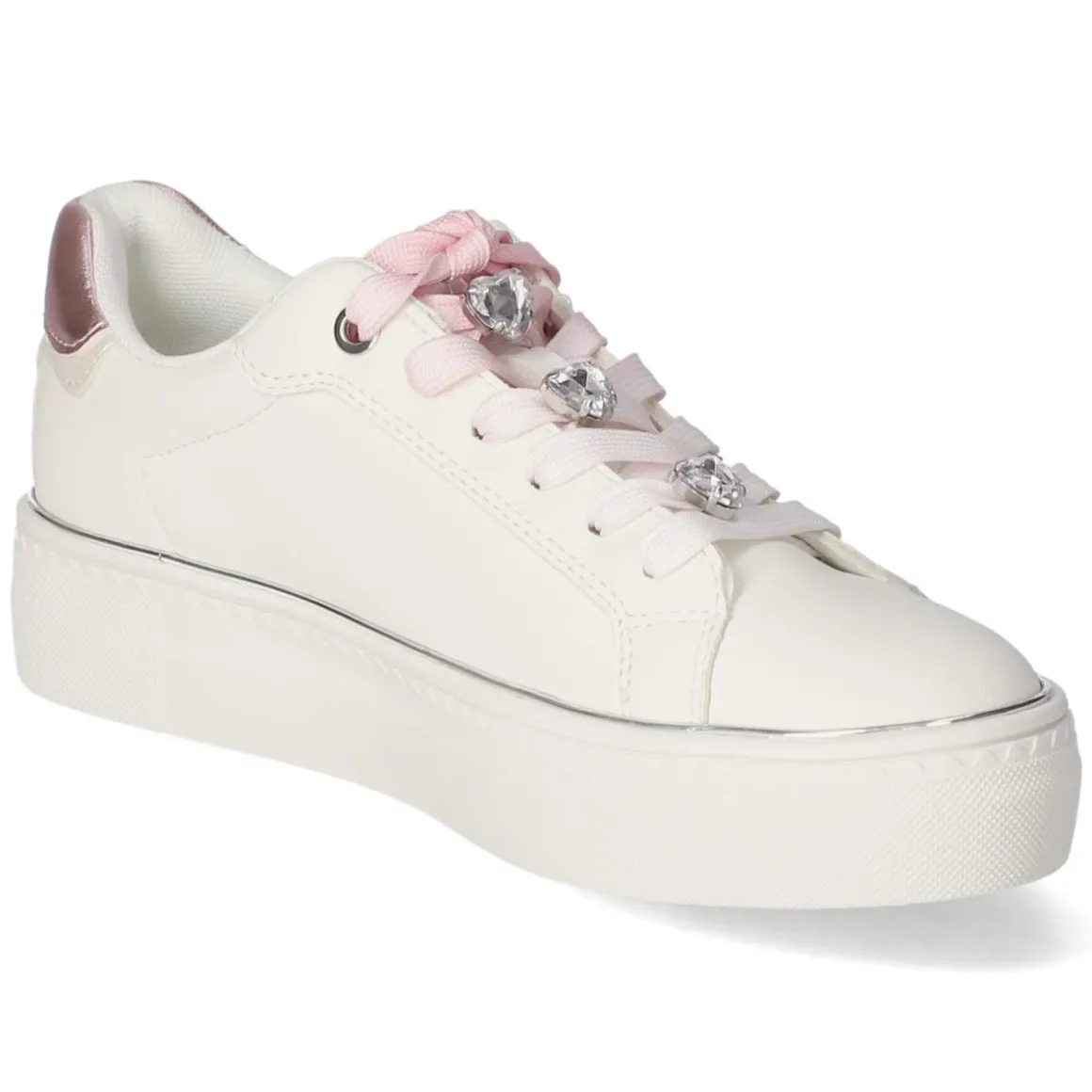 Sneaker Low - WHITE/PINK