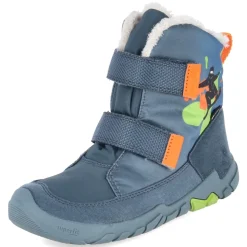 Snowboots TRACE - blau/orange