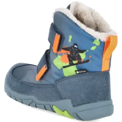 Snowboots TRACE - blau/orange