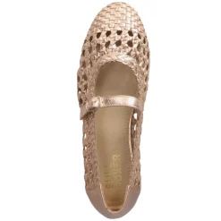 Spangenballerinas - champagne