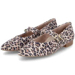 Spangenballerinas - leopardino desert