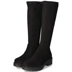 Stiefel - Black micro/ stones