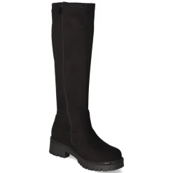 Stiefel - Black micro/ stones