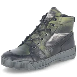 Winterboots - grün/schwarz